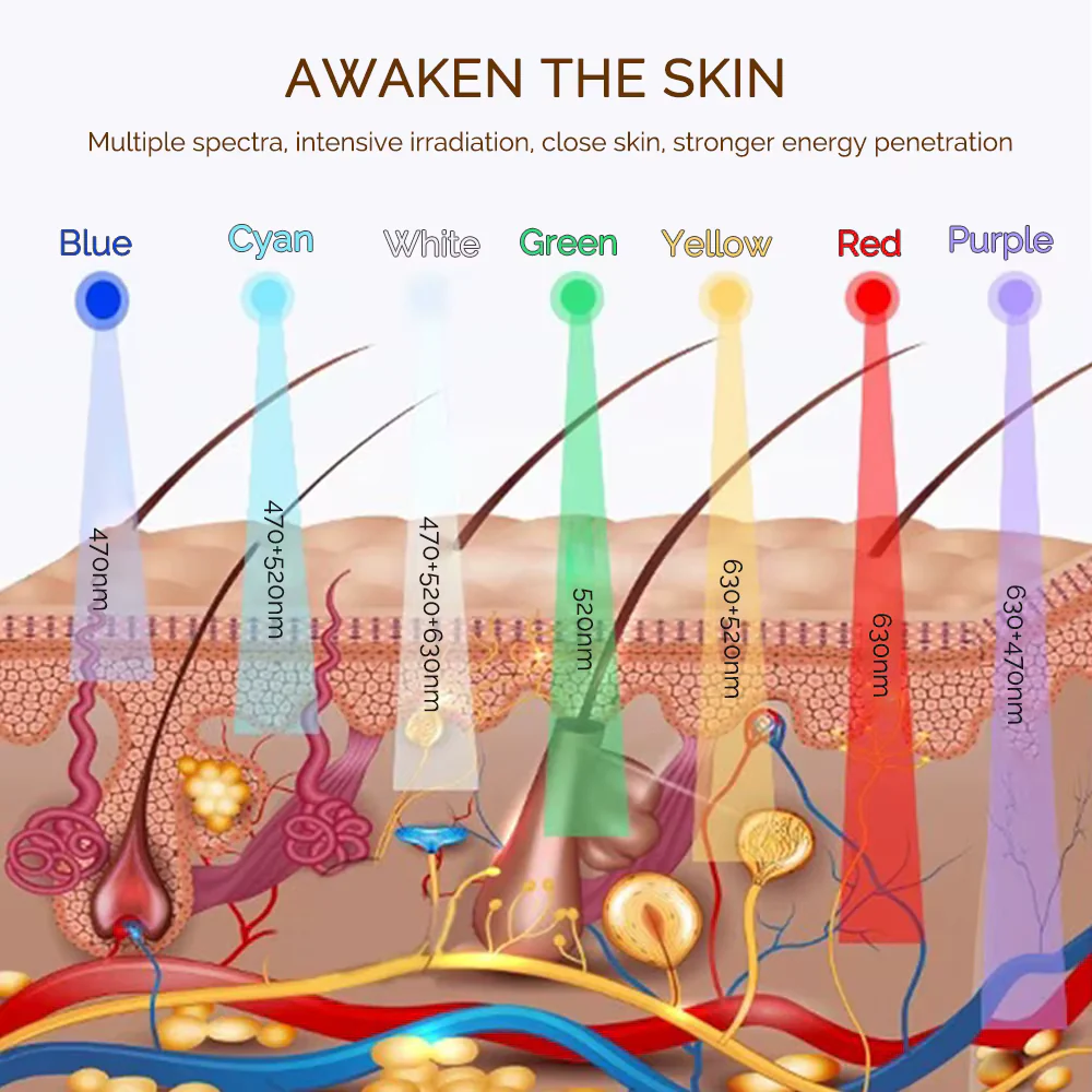 DermaGlow™ 7-Colour Light Therapy Rejuvenation Mask - Image 6